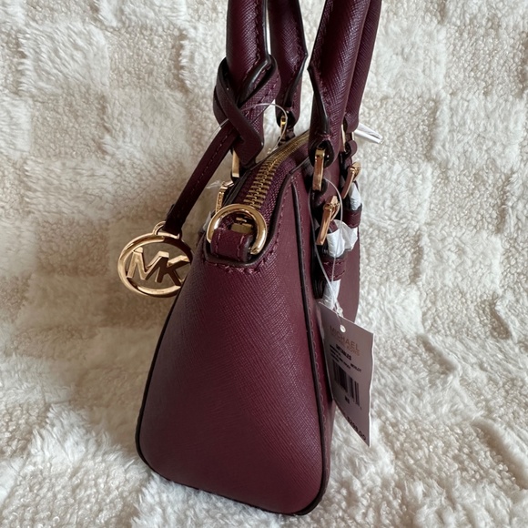 NWT! MK Michael Kors Ciara XS Mini Crossbody In Merlot Women's Bag Giftables - Picture 6 of 9